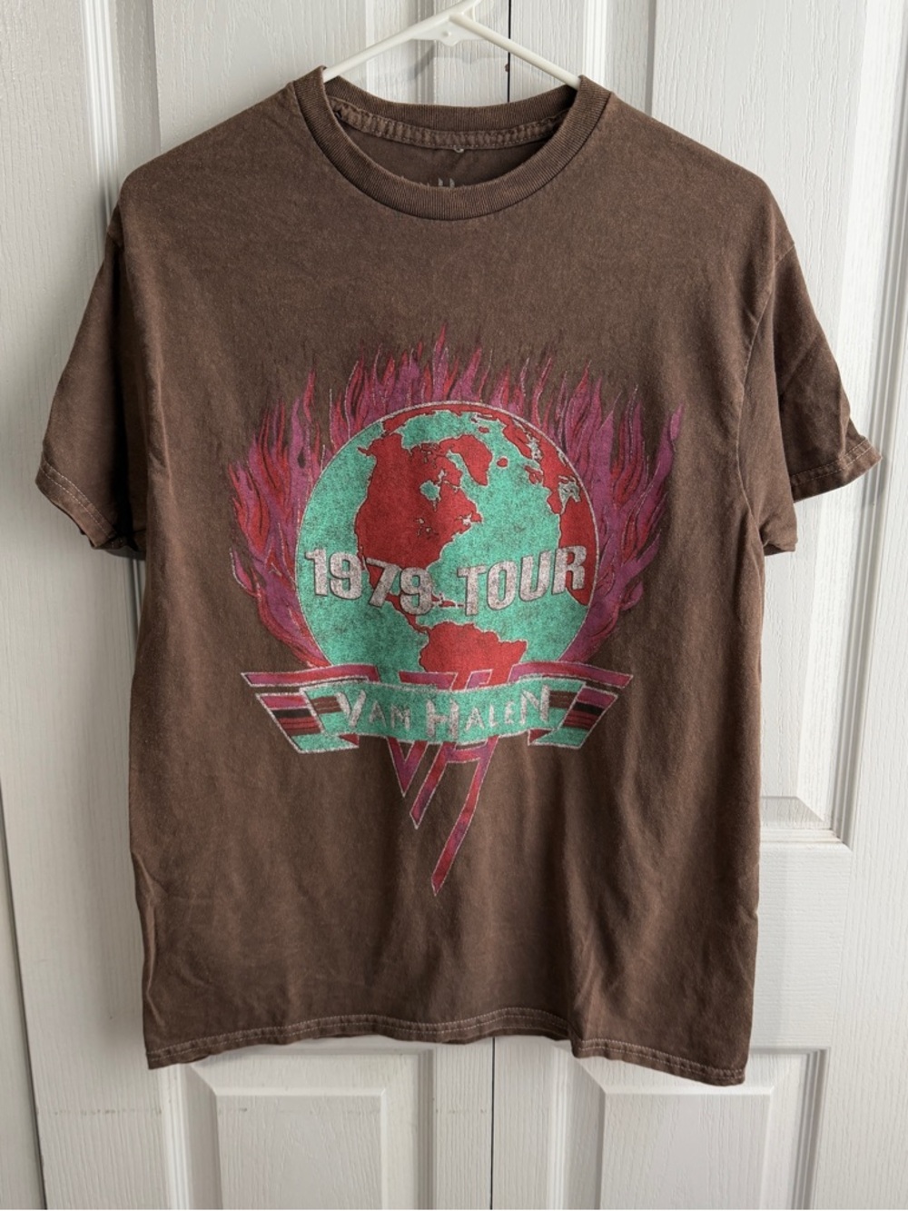 Van Halen 1979 world tour band tee size medium